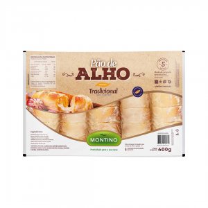 PAO DE ALHO BAGUETE MONTINO 10X400G